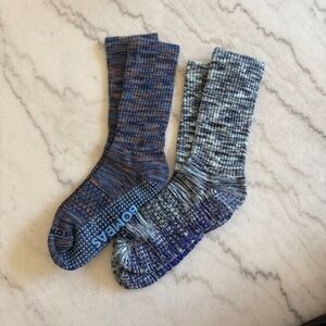 Bombas Size Medium Grip Crew Length Socks